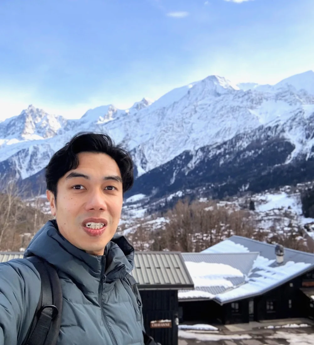 Thiparat Chotibut in the mountains